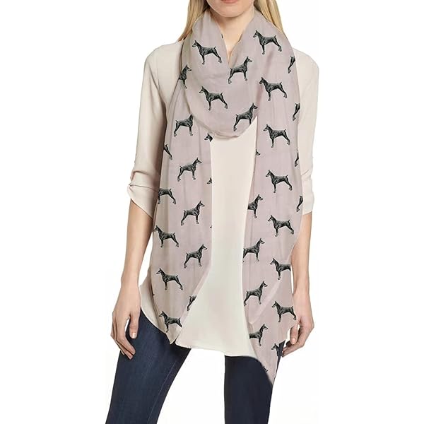 Lina & Lily BUFANDA MUJER CON ESTAMPADO DE PERROS - GOLDEN RETRIEVER