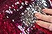 Reversible Sequins Bag Mermaid twinkling Fashion Backpack Drawstring Backpack Packsack Bling Shining Bag Shoulder Bag Women Sport Bag for Kids Red Silver