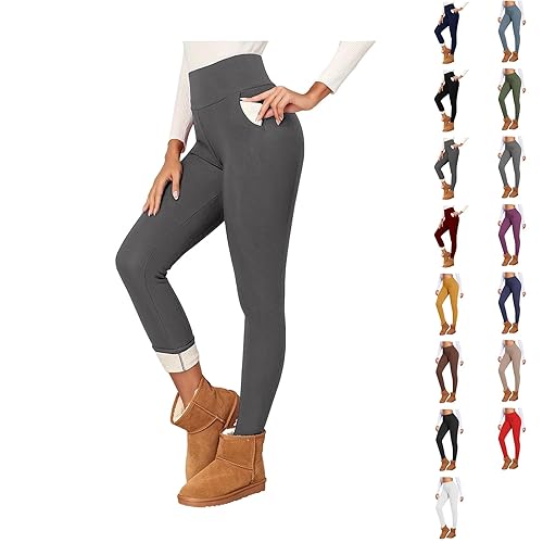 Gym Leggings for Women Thermal Scrunch Casual Seamless Legging Buttery Stretchy Breathable Slimming Tights Suitable Solid Comfort Plus Trousers Fashions Opaque Soft Touch Pants Going Winter Everyday