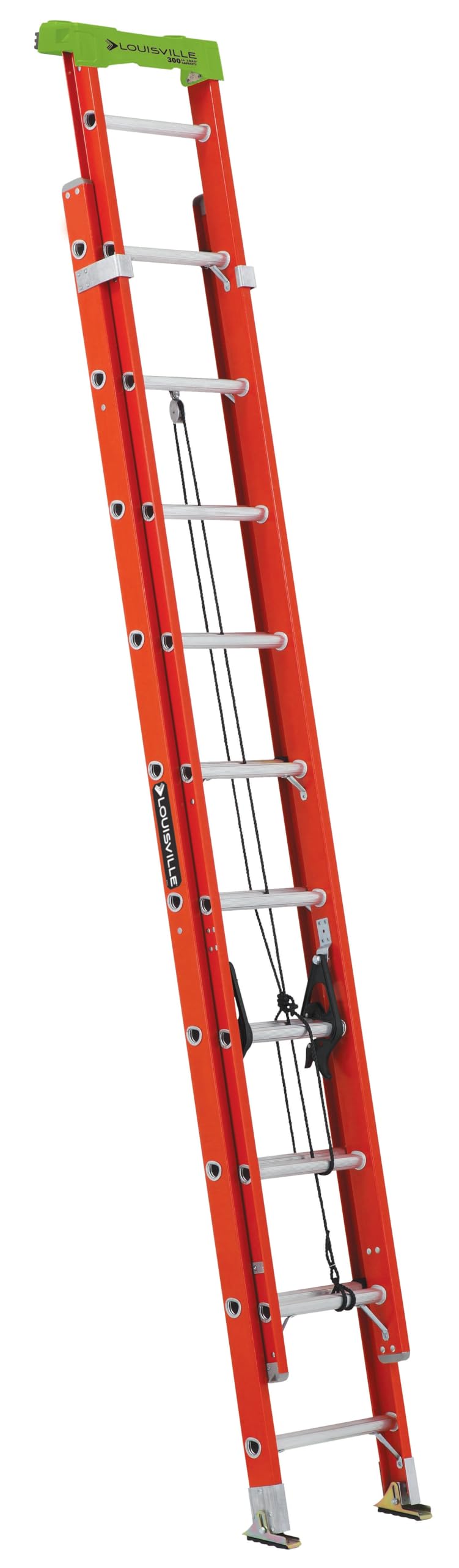Photo 1 of Louisville Ladder 20-Foot Fiberglass Extension Ladder, 300-Pound Load Capacity, Type IA, L-3022-20PT