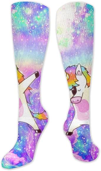 Download Amazon.com: Dabbing Unicorn high socks Long Socks Boot ...