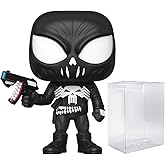 Marvel: Venom - Venomized Punisher Funko Pop! Vinyl Figure (Bundled with Compatible Pop Box Protector Case), Multicolored, 3.75 inches