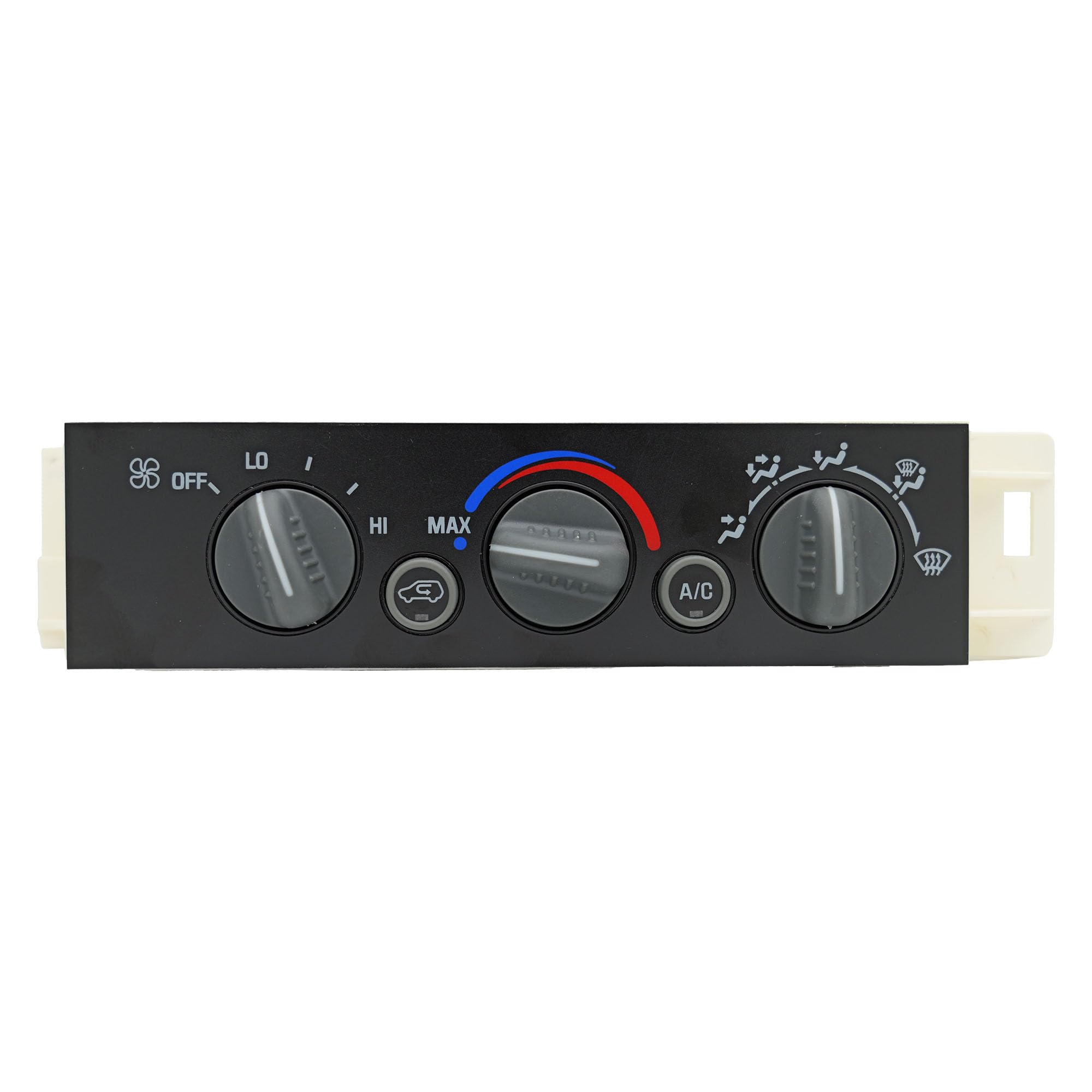 Photo 1 of 599-007 9378815 HS505 AC Heater Climate Control Switch Panel Module Without Rear Window Defogger for 1996-1999 Chevy GMC C1500 C2500 C3500 K1500 K2500 K3500 Pickup Truck 15-72548 16238895 16231175