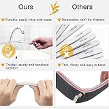BLESWIN Professional Nail Files 25pcs 180/240 Grit Double Sided Emery Board view 3