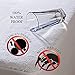 Knitted Rayon from Bamboo Waterproof Mattress Protector, Best Bedding Encasement for Mattress, Home Essentials for New Apartment, House, Condo, or Dorm, Bedroom Accessories, White, Queen