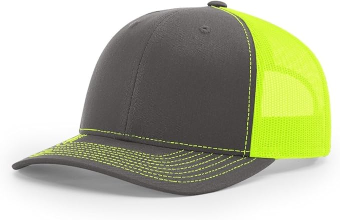 neon mesh back caps