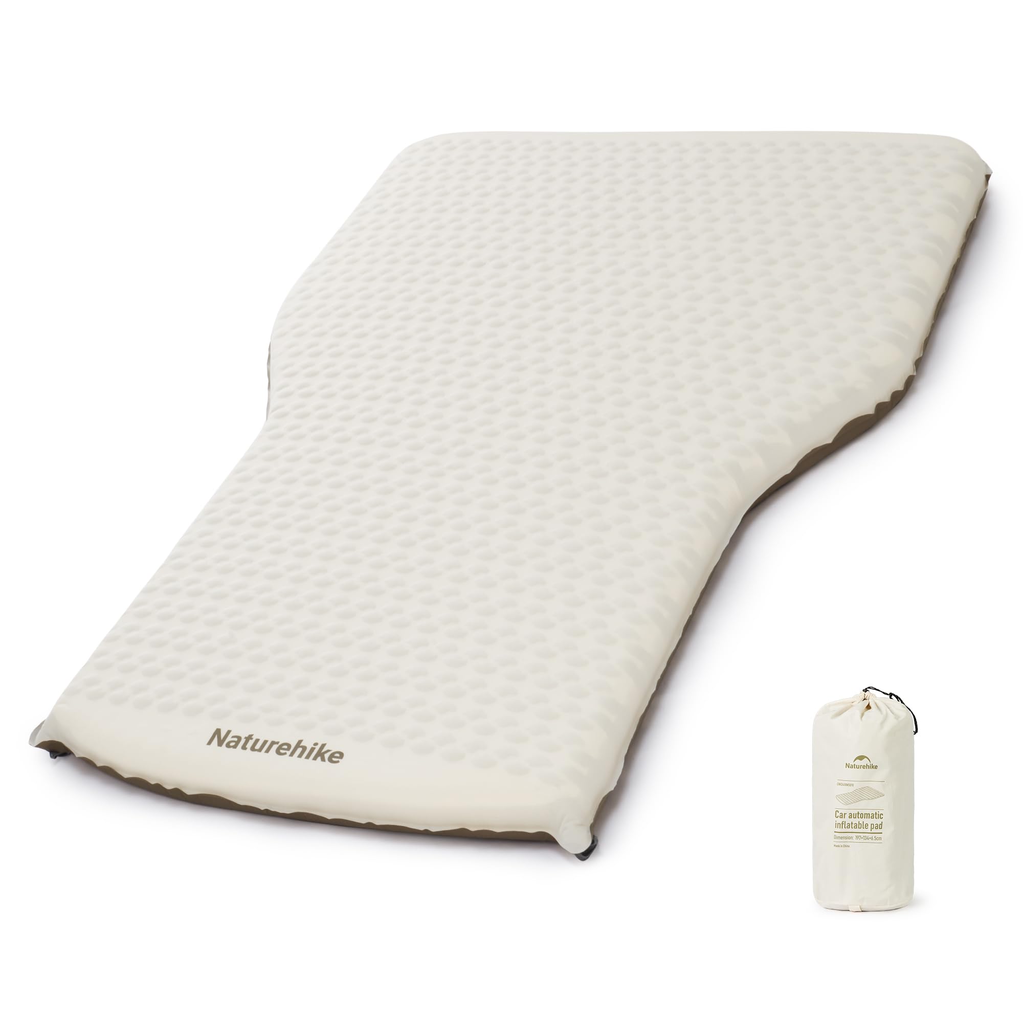 Photo 1 of Naturehike 2.56’’ Thickened Car Mattress for SUV Camping, Self Inflating Sleeping Pad Memory Foam Car Air Mattress Queen for Outdoors, Travel, Home, ISPO Award Winning Processes