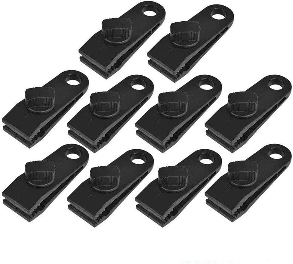 MYXC 10 Pcs Heavy Duty Multi-Purpose Thumb Screw Tarp Clips Clamps Withstand 60mph Strong Wind Fit for Holding up Tarp, Canopy, Car Cover, Pool Cover, Boat Cover, Hammock Cover: Home & Kitchen