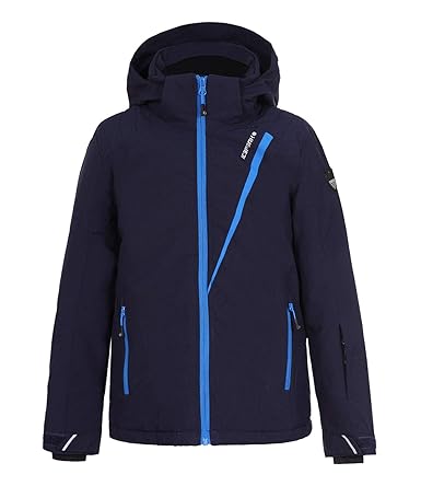 Icepeak Kinder Skijacke Schneejacke Winterjacke Hunter Jr. 2-50 045 839, Farbe:Navy, Größe:176, Artikel:-380 Navy Blue