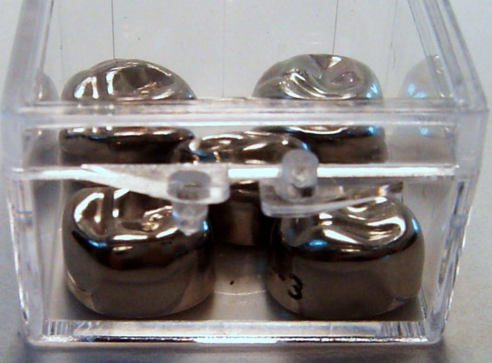 Stainless Steel Dental Crowns, First Permanent Molars, LR-3, Refill Box of 5