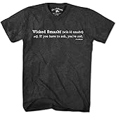 Chowdaheadz Wicked Smaaht Definition T-Shirt - Unisex Vintage Tee Soft Cotton Blend