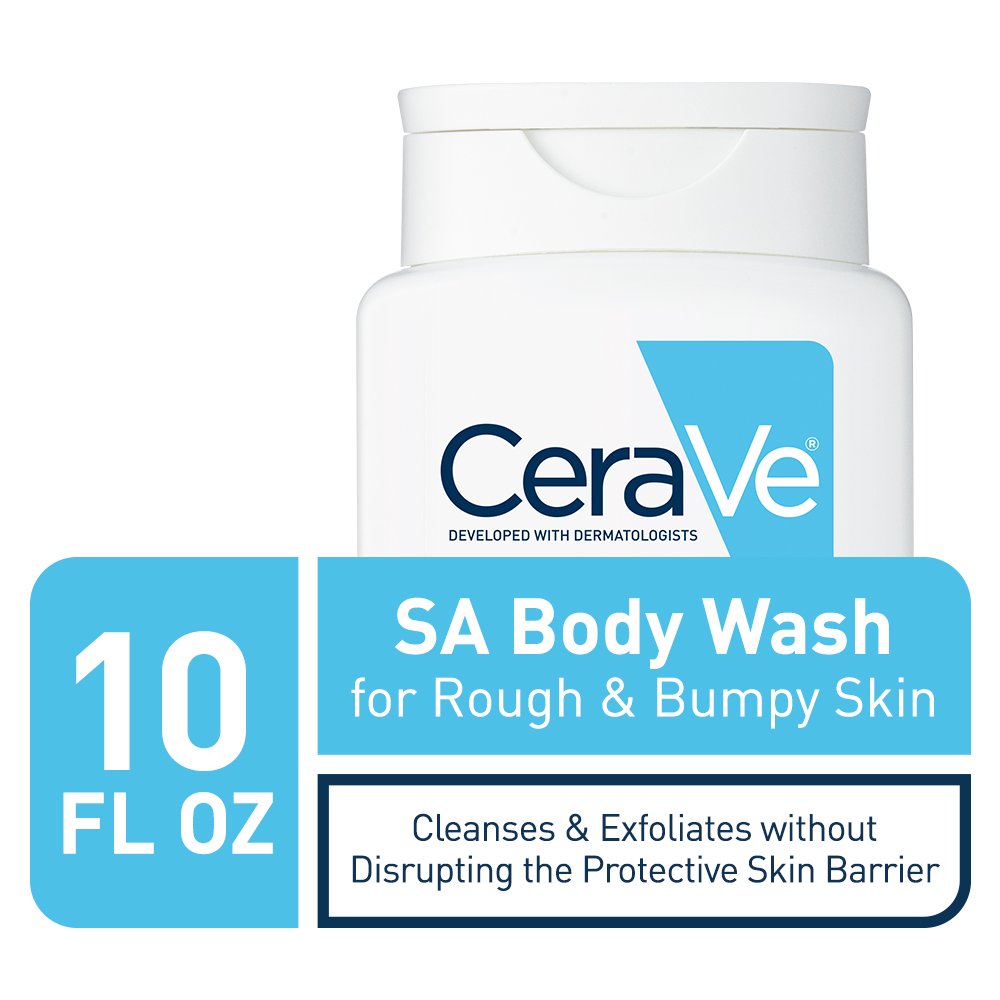 Buy CeraVe Body Wash with Salicylic Acid 10 Ounce Fragrance Free Body Wash to Exfoliate