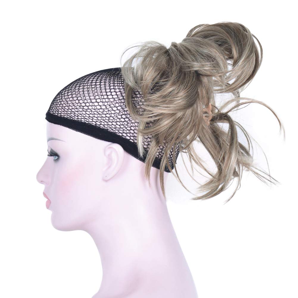 Lydell Adjustable Messy Style Ponytail Hair Extension Synthetic Hair-Piece with Jaw Claw Amzing Shape For You (AB16/613)