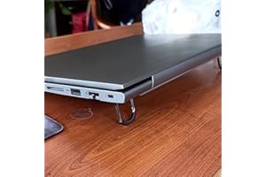 2 Pcs Laptop Stand, Aluminum Portable & Adjustable Ergonomic Computer Riser for Desk,Cooling Holder with Hidden Design for Ma