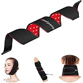 Comfytemp Red Light Therapy Wrap for Body, 37'' Near Infrared Light Belt for Face Knee Ankle, 10W Wearable Wrap with 63 LEDs for Hand Foot Joint Muscle, 660nm & 850nm(Corded)