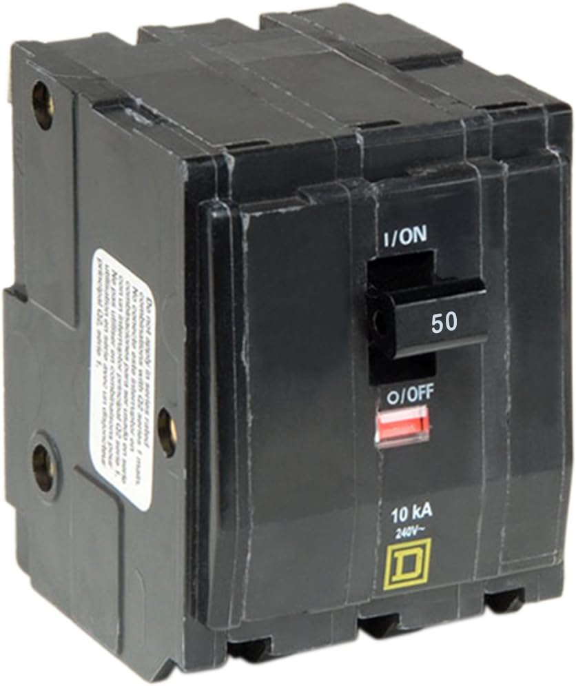 Square D by Schneider Electric QO350CP QO 50 Amp Three-Pole Circuit Breaker,