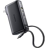 Baseus Nomos Power Bank, 67W Foldable Wall Plug and 10,000mAh 35W Portable Charger, 3-in-1 Travel Essentials Battery Pack Built-in USB-C Cable, for iPhone 17 16 15 Series, Samsung, MacBook, Laptop