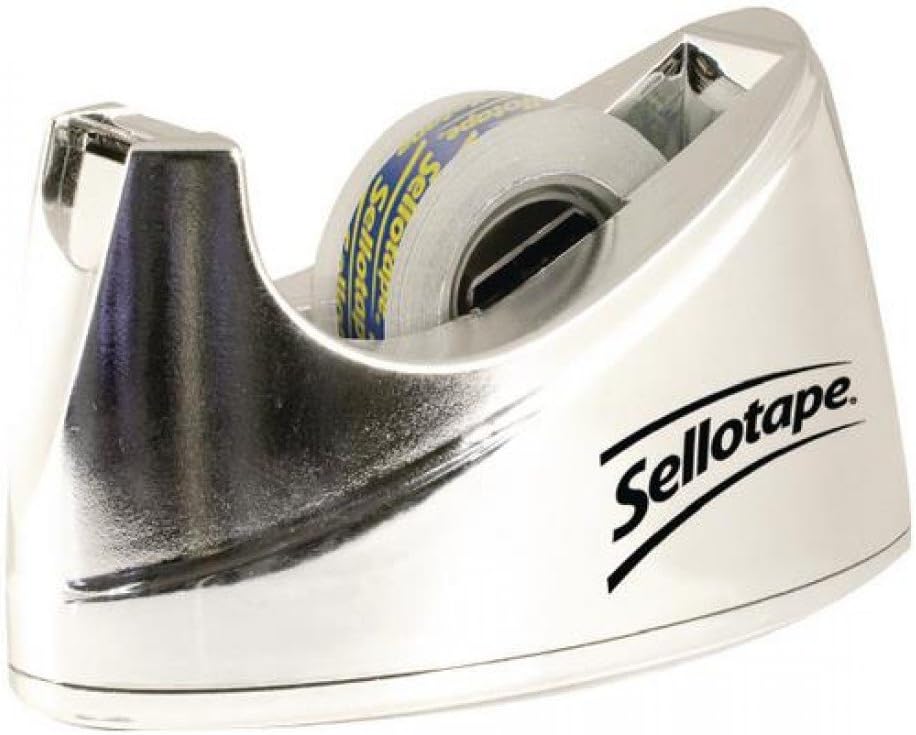 Sellotape Chrome Dispenser, Small Amazon.co.uk Office Products