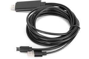 RASTKY 4K Type C to HD Sync Screen Cable for Phone to HDTV Plug and Play for Cinematic Experience Aluminum Alloy 1.8m