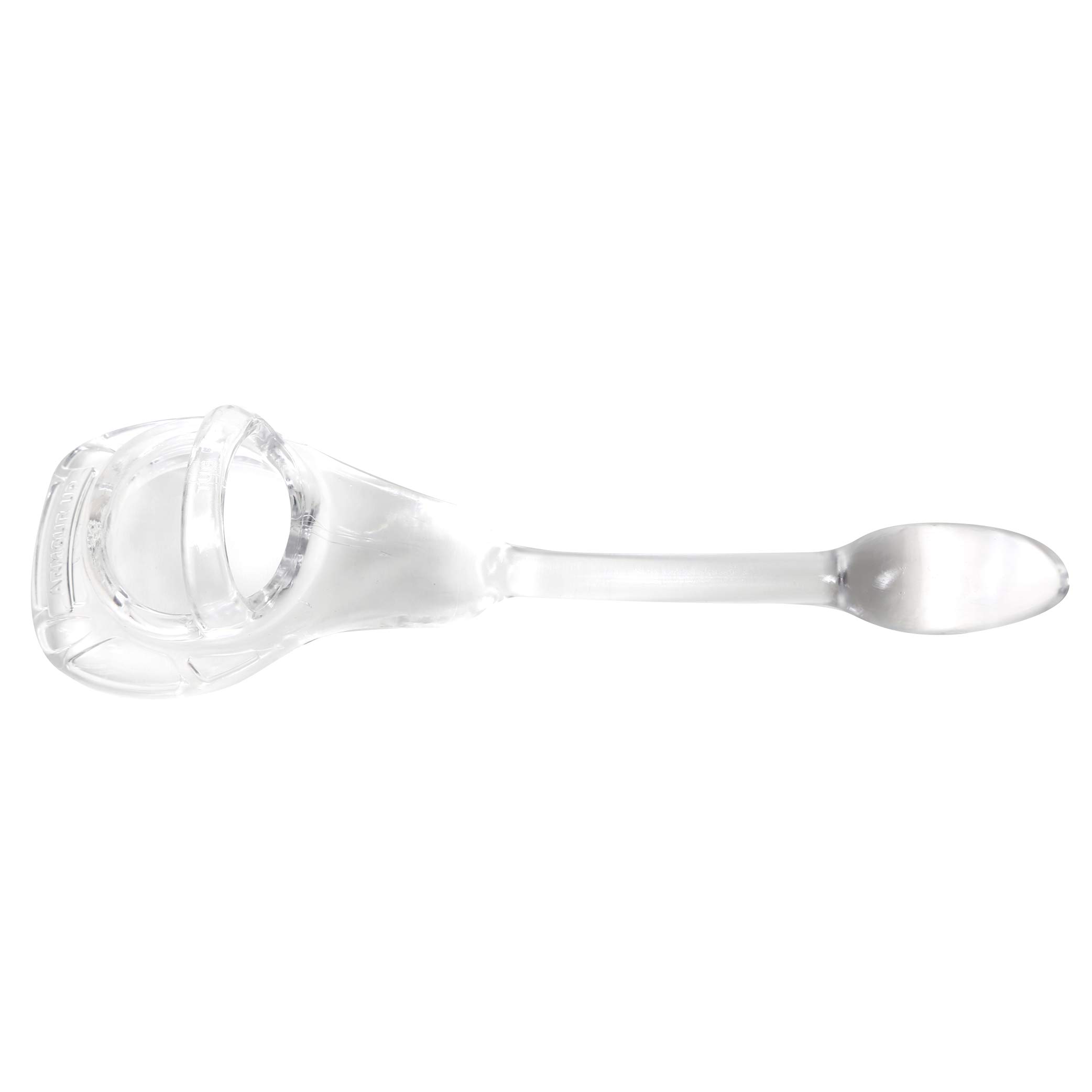 Perfect Fit Armour Tug Cockring Anal Lock Small Plug Clear