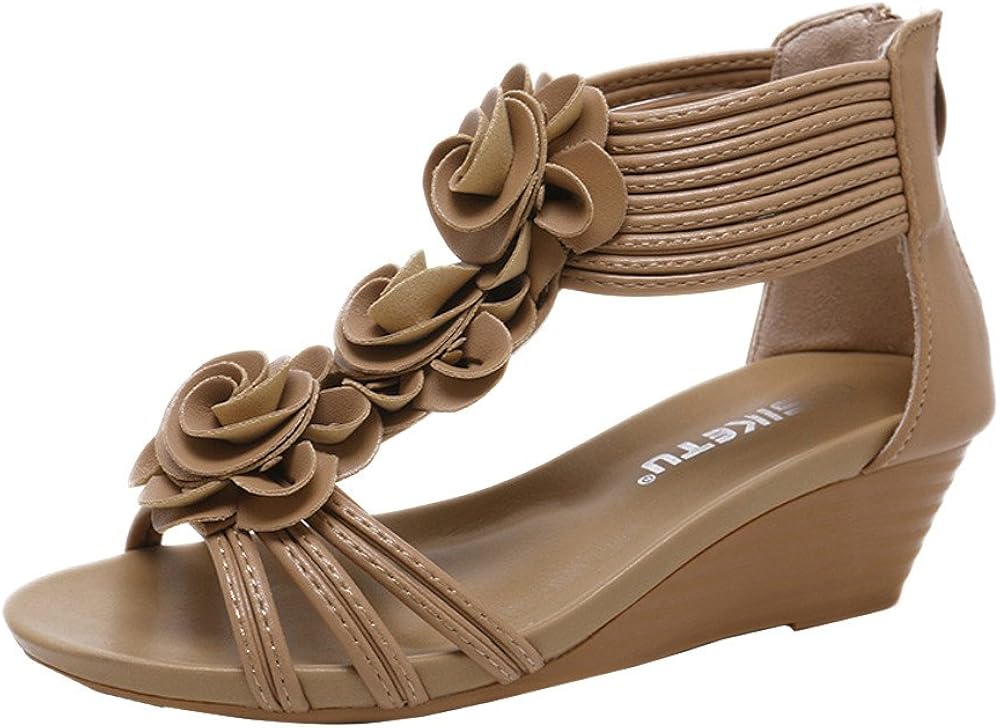 large size wedge heels