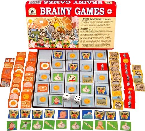 Family Pastimes Brainy Games - A 3-in-1 Co-operative Game