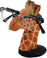 VIPbuy Hand Carved Wood Eyeglasses Holder Stand Giraffe Desk Decor Gift