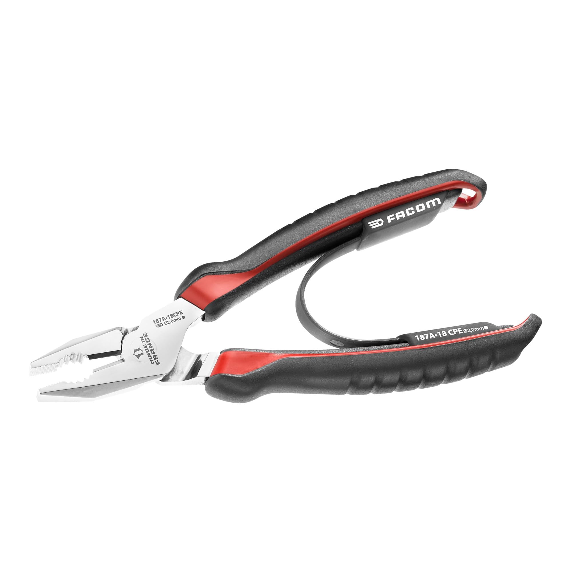 Facom 187A.18CPE Universal Clips, Red/Black, 180 mm