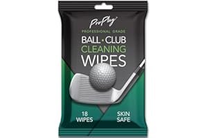 ProPlay Ball & Club Cleaning Wipes | Powerful Cleaner Removes Dirt, Grass, and Sand | Convenient, Resealable Pack - Unscented 1 Pack