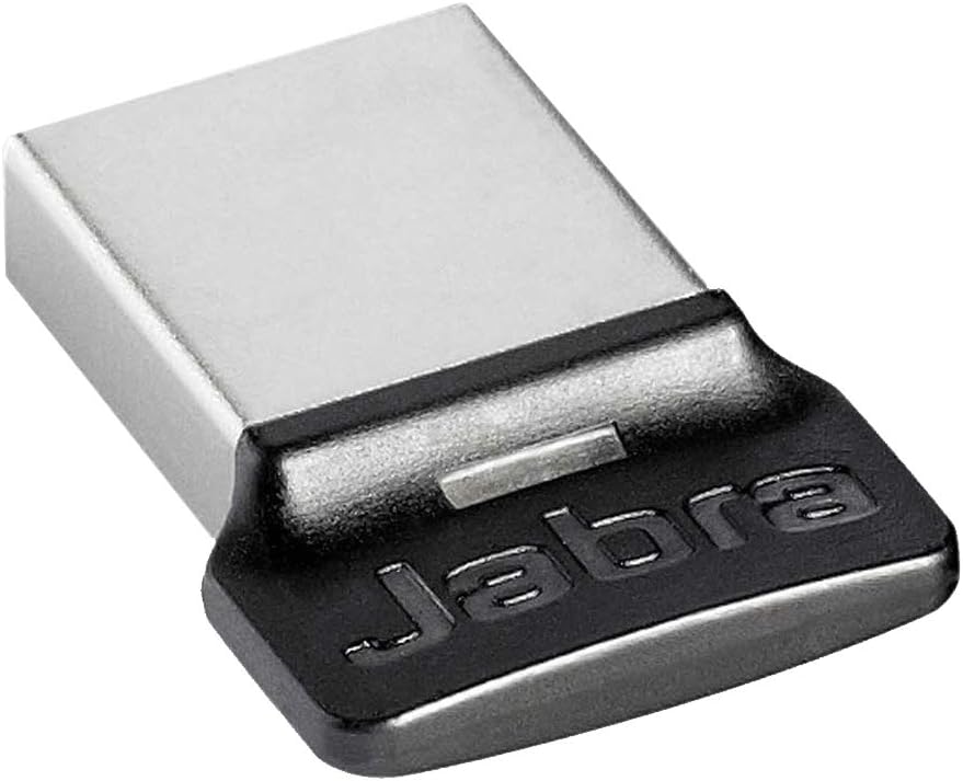 Jabra Link 370 USB A Bluetooth Adapter UC, 30 Meter/98 Feet Wireless Range for Jabra Headsets