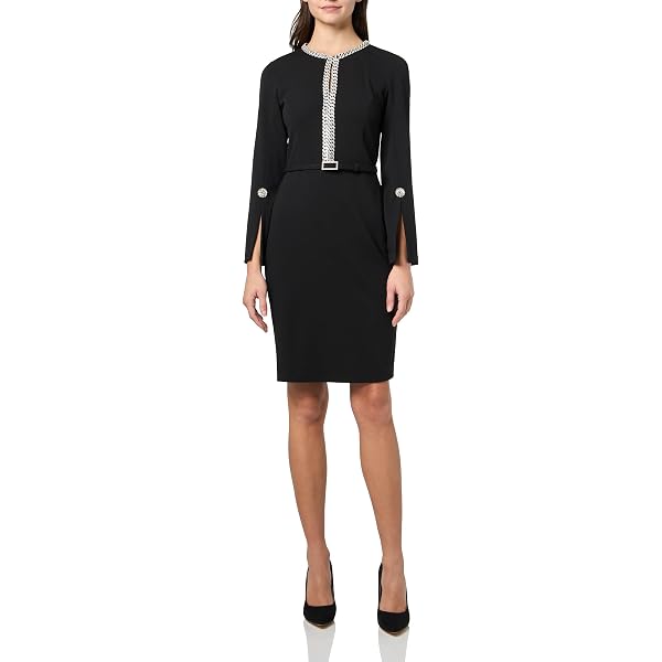 KARL LAGERFELD Paris Womens Dresses Dress,Black,14 at Amazon Women's  Clothing store