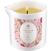 MELONY Massage Candle, Essential Oil Lotion, 8.1OZ, Natural Soy Wax Lotion for Relaxation, Intensive Skin Treatment Candles (Patchouli)