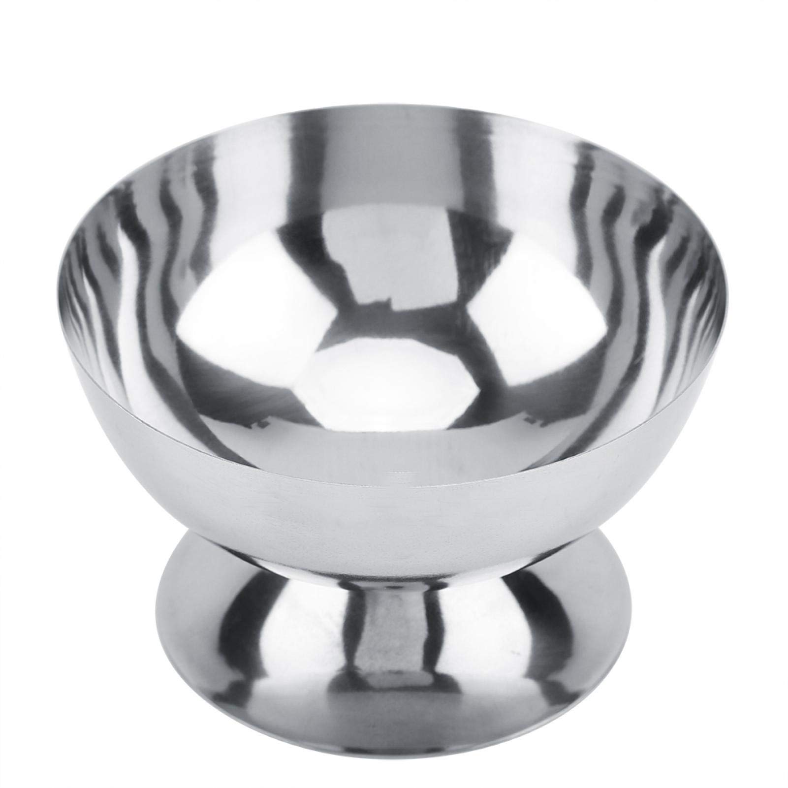 Raguso Stainless Steel Ice Cream Cup Ice Cream Cup (Short Leg)