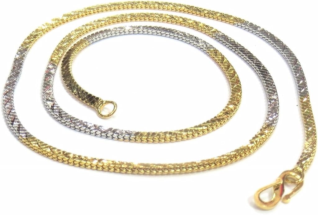 Jewelshingar Jewellery Fine Rhodium Gold Plated Chain For Women ( 28047