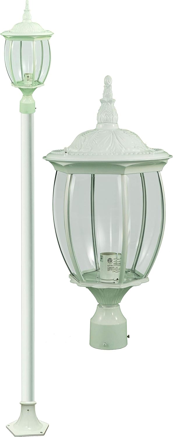 DABMAR LIGHTING GM3001W Victoria Post Light Fixture Incandescent 120