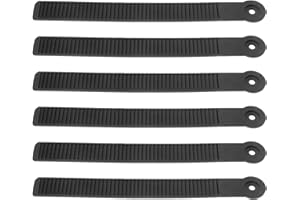Sosoport 6pcs Snowboard Binding Ankle Straps with Ladder Strap, Heavy Duty Repair Kit for Ski and Snowboard
