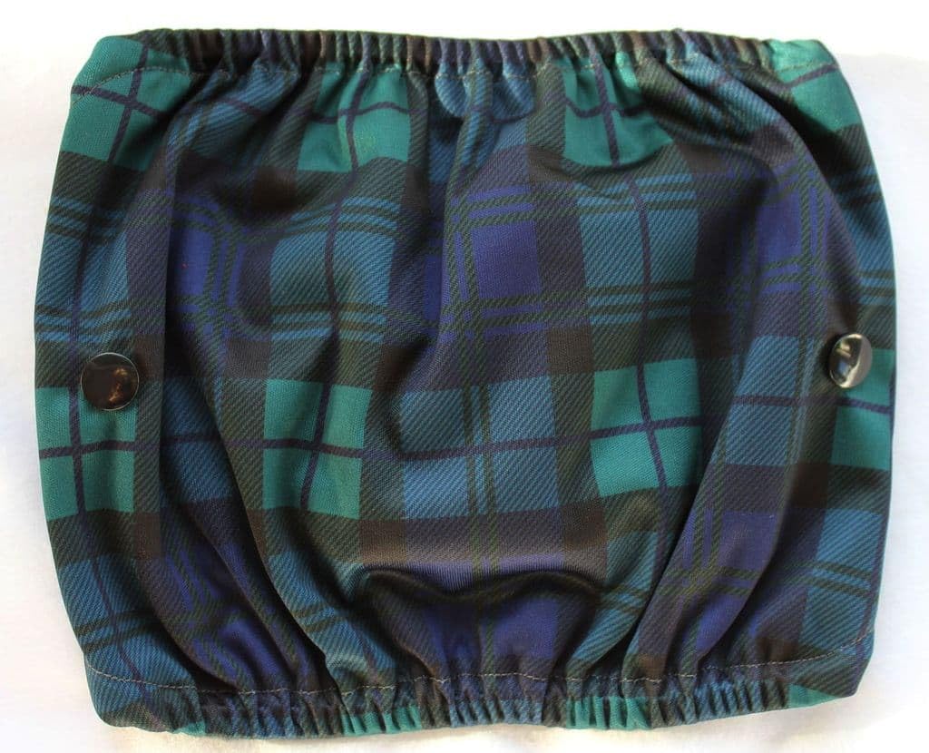 Glenndarcy Male Dog Belly Band - Urine Incontinence (XL Band only, Black Watch)