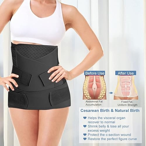 Body Shaper Best Faja For C Section Postpartum Belly Band Wrap In