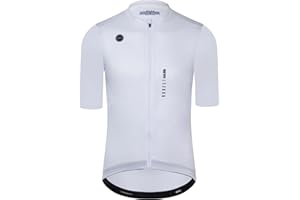 GCRFL Cycling Jersey Men Shorts Sleeves Road Bike Jersey Bicycle Tops Shirt, Zipper Pocket UPF 50+ Lightweight PRO Race Fit