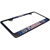 Black Metal License Plate Frame - Second Generation - Mascot Version (Florida)