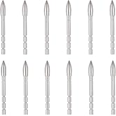 Archery Field Points 85/100/120 Grain Insert Bullet Tips for ID 4.2mm 12PCS | 12 Pack Archery Field Points, 85/100/120 Grain Insert Bullet Tips for ID 4.2mm Shaft. Perfect for Target Practice. Durable.