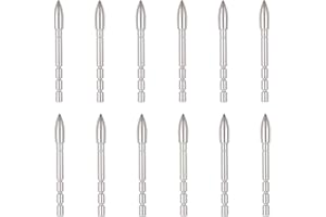 YLS Archery Field Points 85/100/120 Grain Insert Points Archery Bullet Points Target Practice Tips for ID 4.2mm Shaft(Pack of