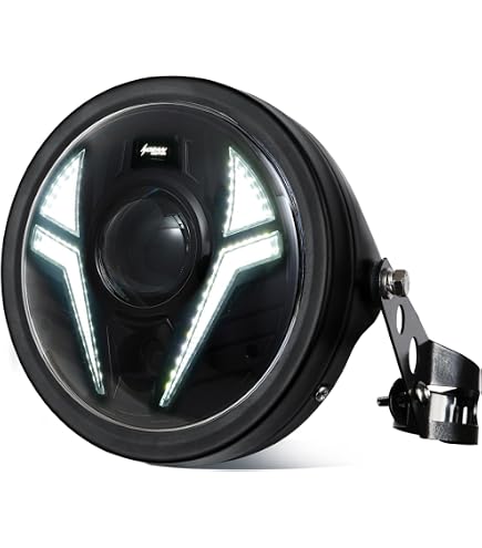 Amazon.com: HENGTUAOTO 7inch Motorcycle Headlight Laser Light with