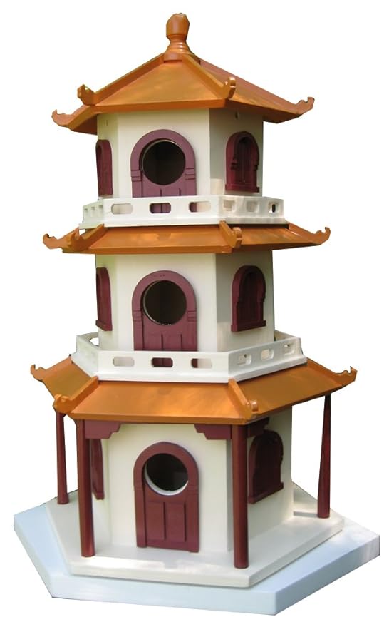 Home Bazaar Pagoda Birdhouse Amazon.co.uk Garden & Outdoors