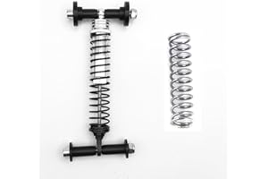 ODO LUCK Silver Dampener Mod Improvement + Hard Spring for Fanatec CSL Throttle/Clutch/Non-LC (Load Cell) Pedal,Shock Absorber Mod Improvement,Modification Accessories