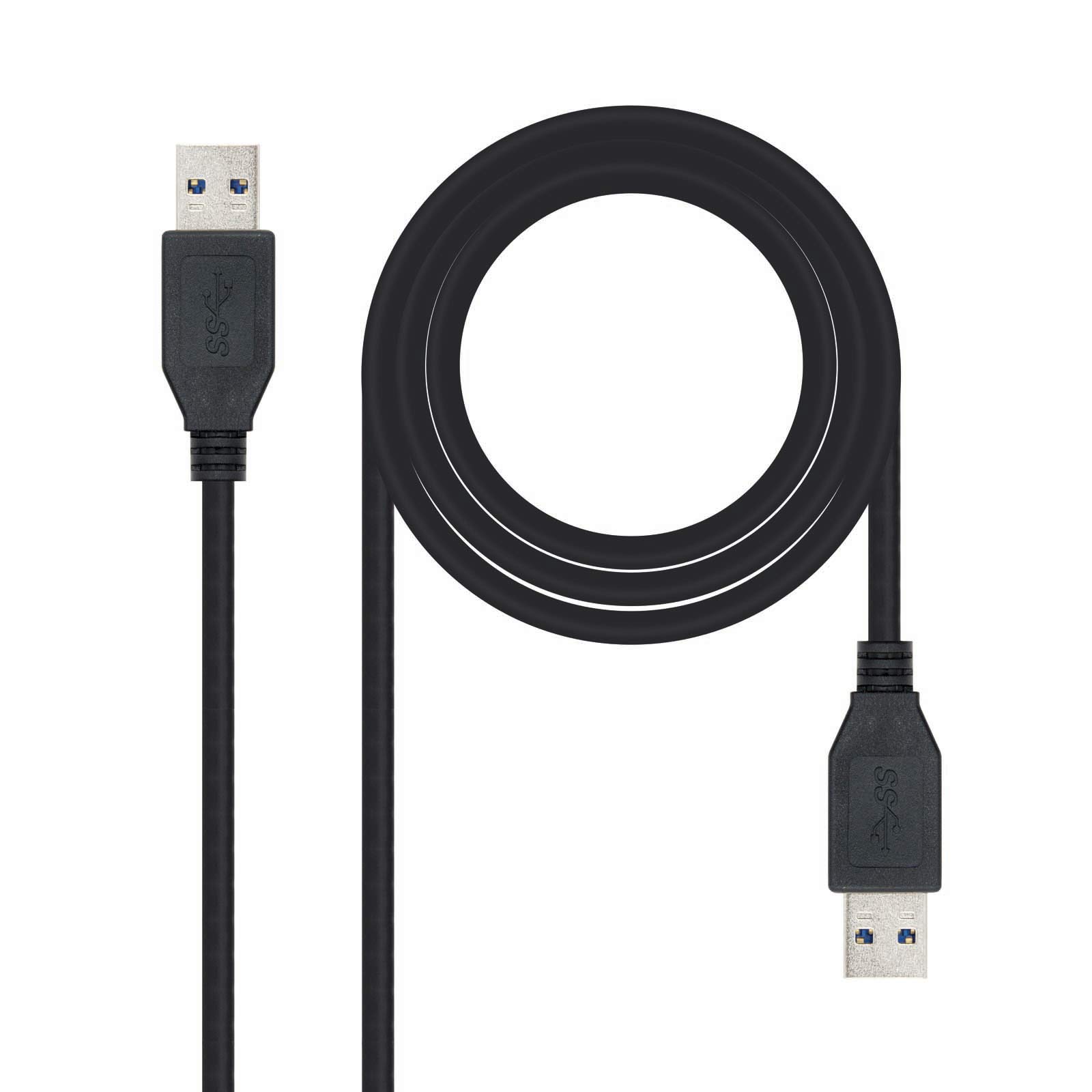 Nano Cable 10.01.1002 – USB 3.0 Cable A/M-A/M Black
