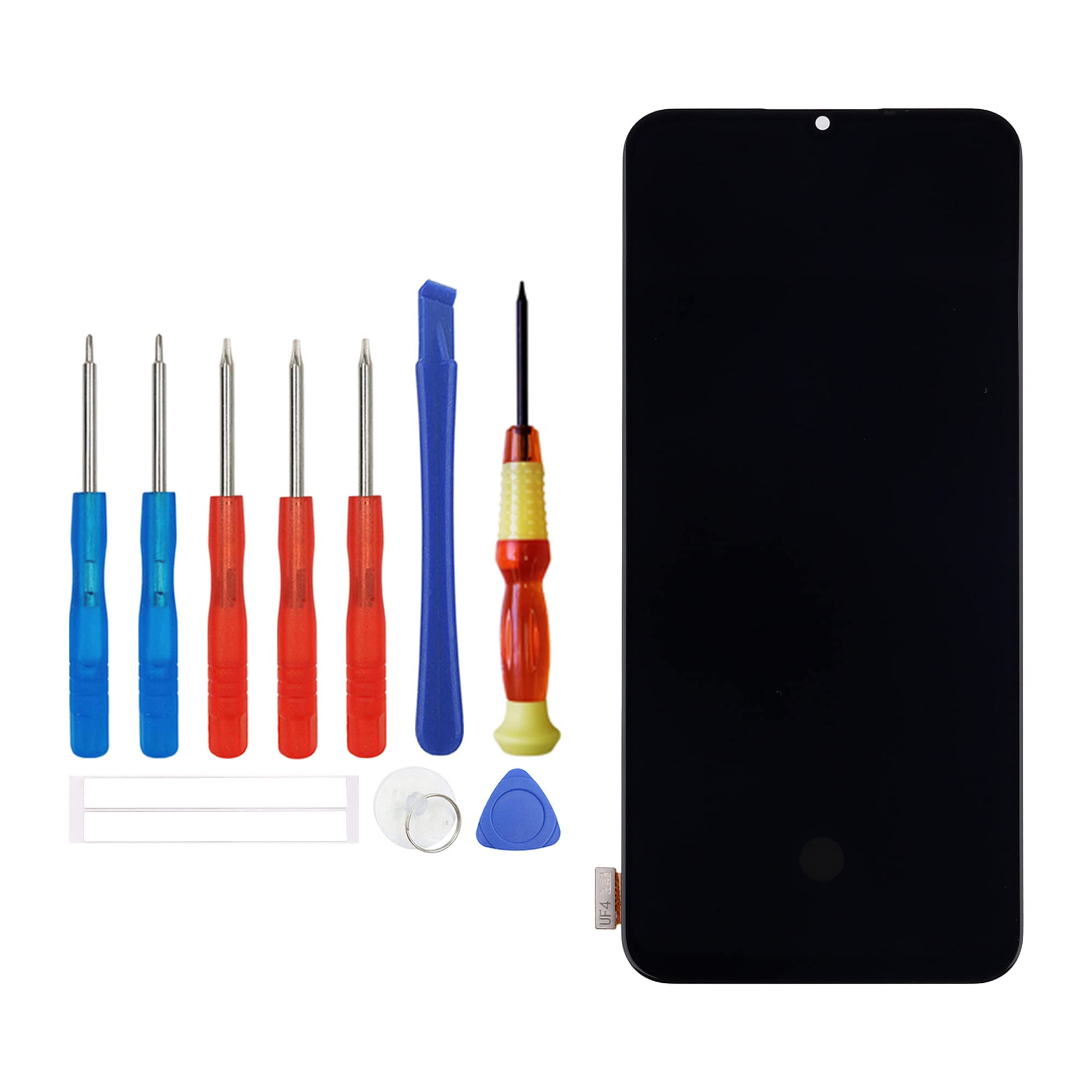 Vvsialeek Replacement LCD Display Compatible with Mi 10 Lite M2002J9G LCD Touch Screen with Toolkit
