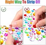 JOLCEEY 3034pcs Gem Stickers Rhinestone Self Adhesive Gems DIY Crafts view 5