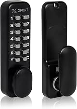XFORT Digital Door Lock Matt Black Keypad Optional Hold Back Function view 3
