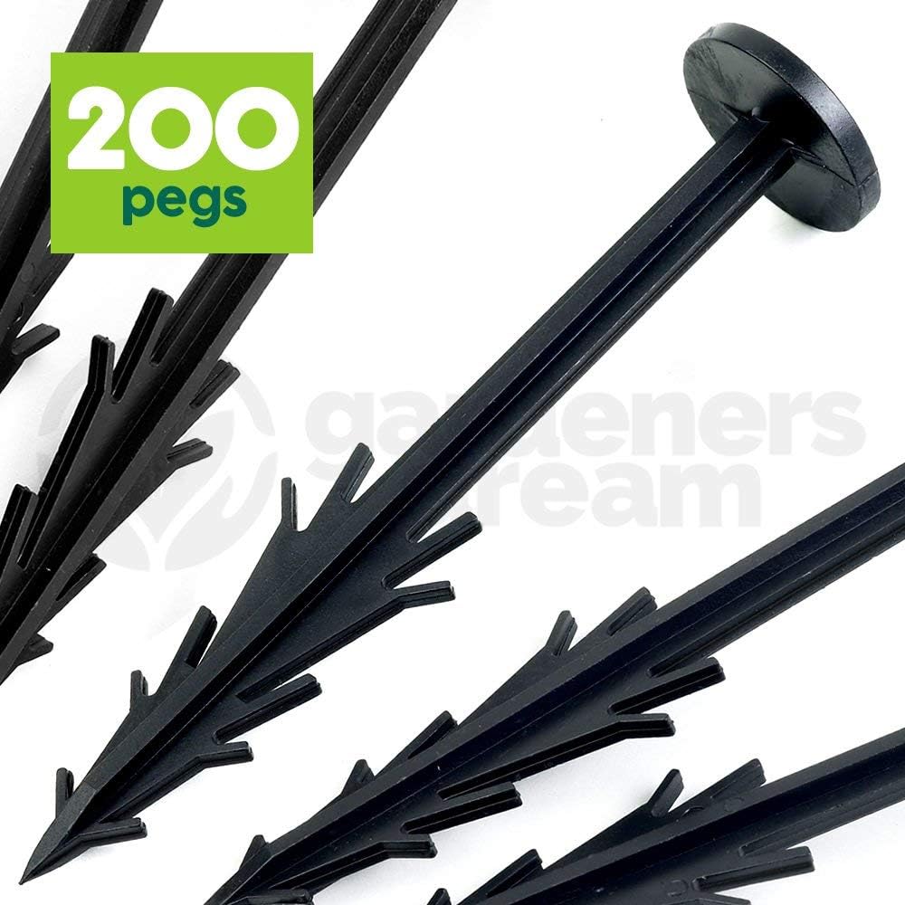 GardenersDream 150mm (6") Fixing Pegs Used to Anchor and Secure Weed